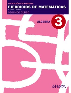EJERCICIOS MATEMATICAS 3 2ºESOALGEBRA